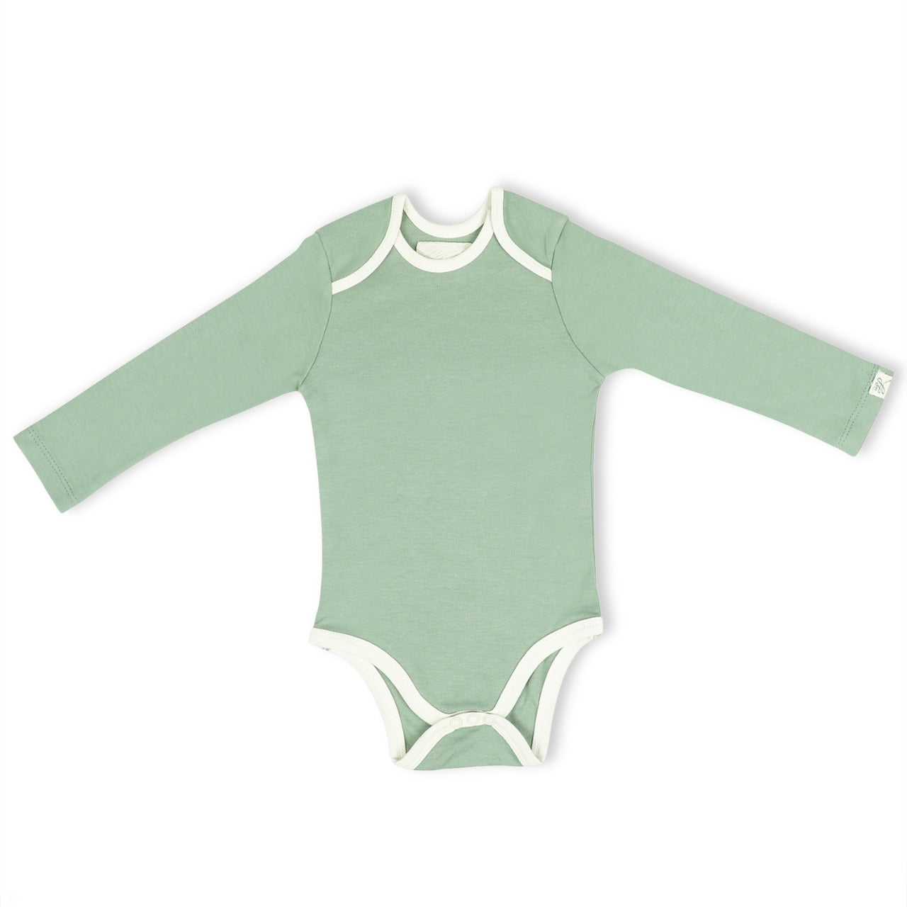 FULL SLEEVE ONESIE- SAGE GREEN - ITSYBOO