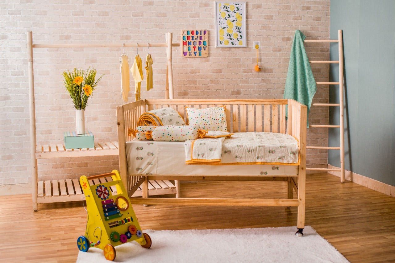 BABY BEDDING SET- PINEAPPLE - ITSYBOO
