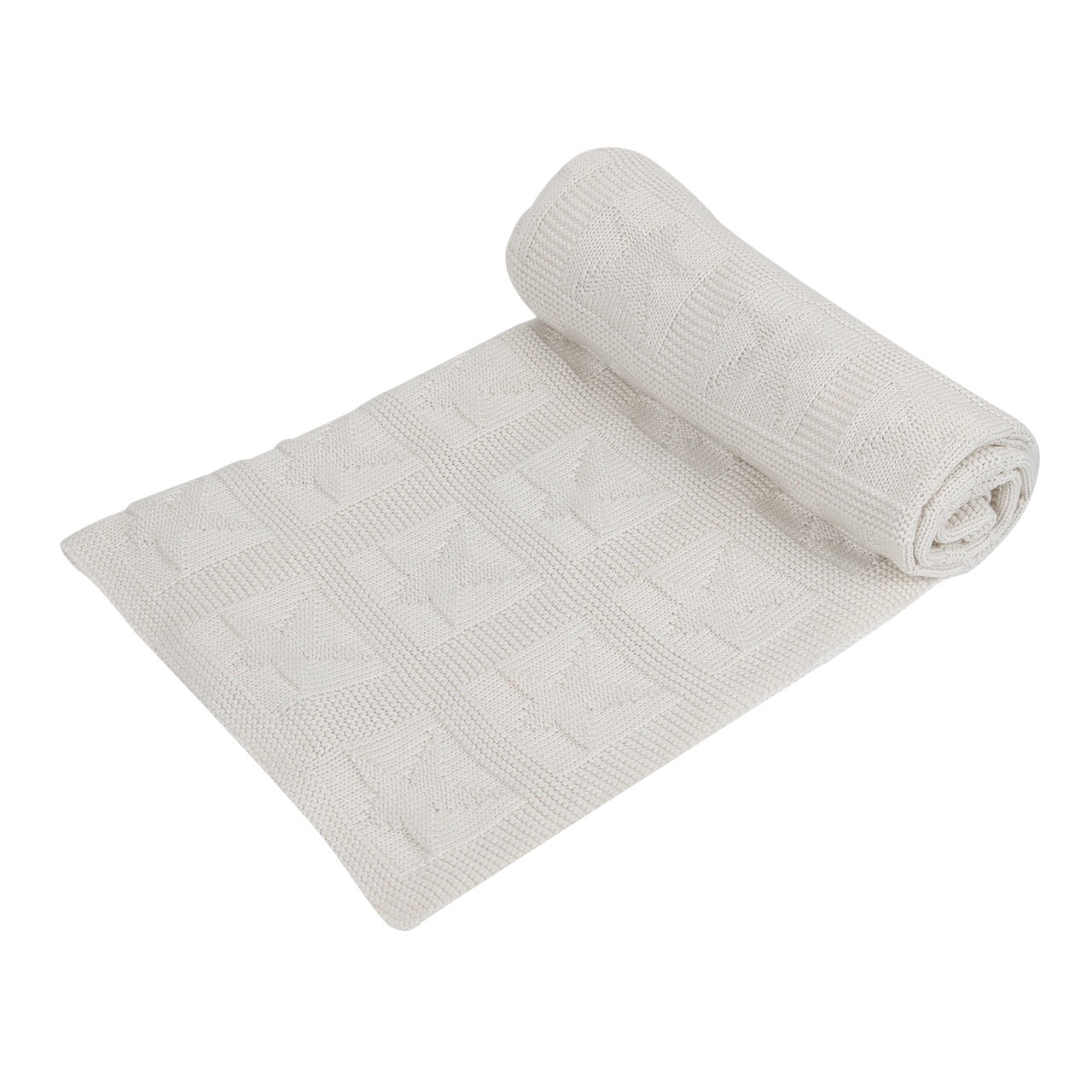 KNIT BLANKET- CREAM STAR - ITSYBOO