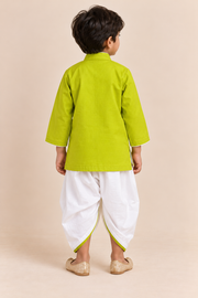 Green Ganesh Ji Dhoti Kurta