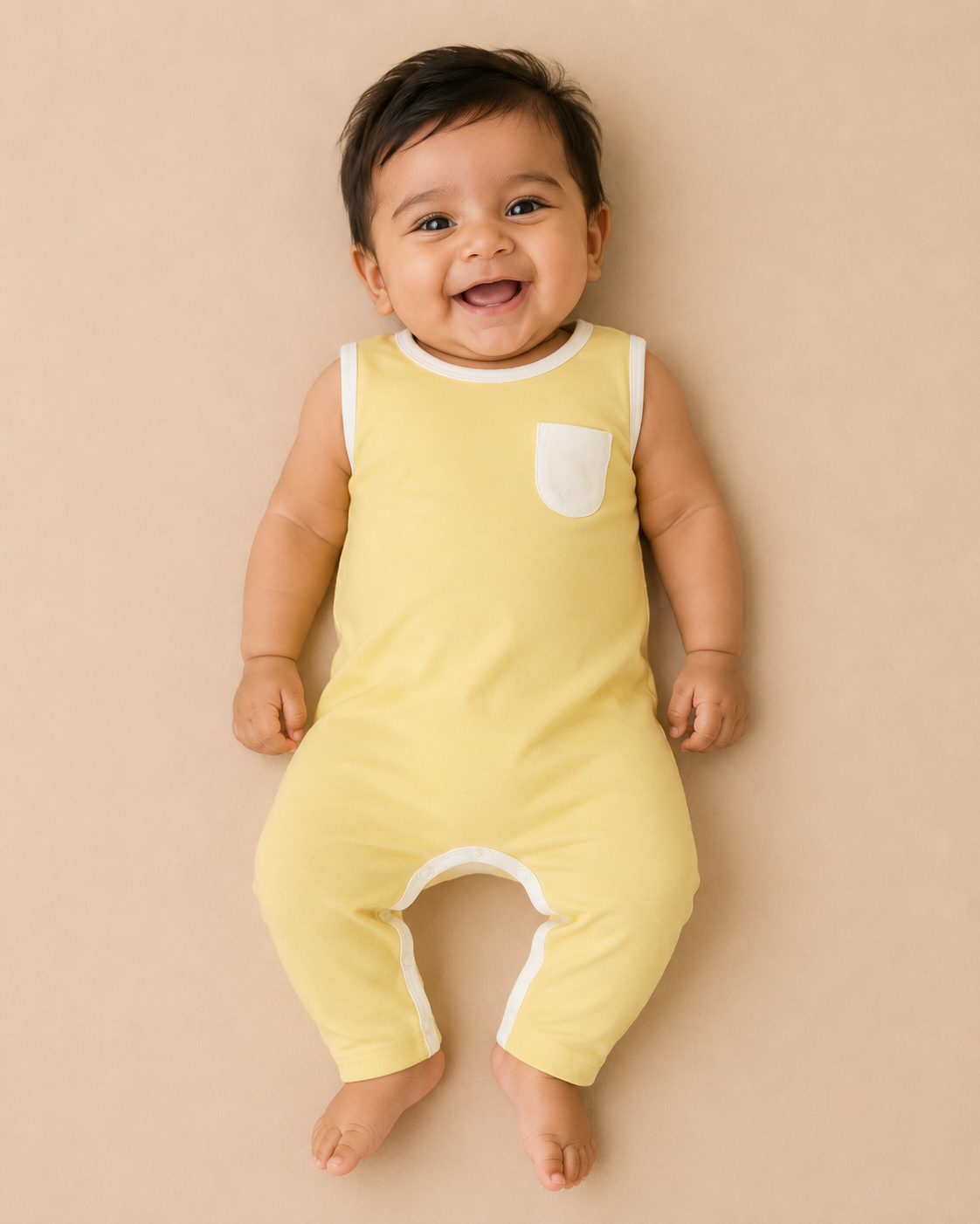 SLEEVELESS ROMPER- SUNNY SIDE UP - ITSYBOO