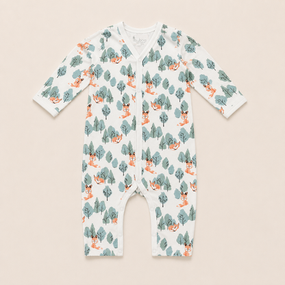 FULL SLEEVE ROMPER- CRAFTY FOX - ITSYBOO