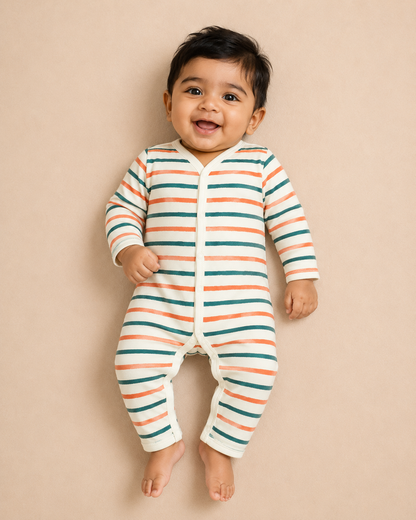 FULL SLEEVE ROMPER- STRIPE HYPE - ITSYBOO
