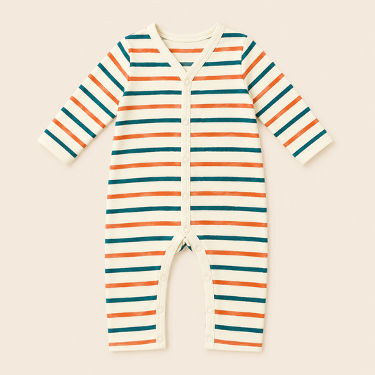 FULL SLEEVE ROMPER- STRIPE HYPE - ITSYBOO
