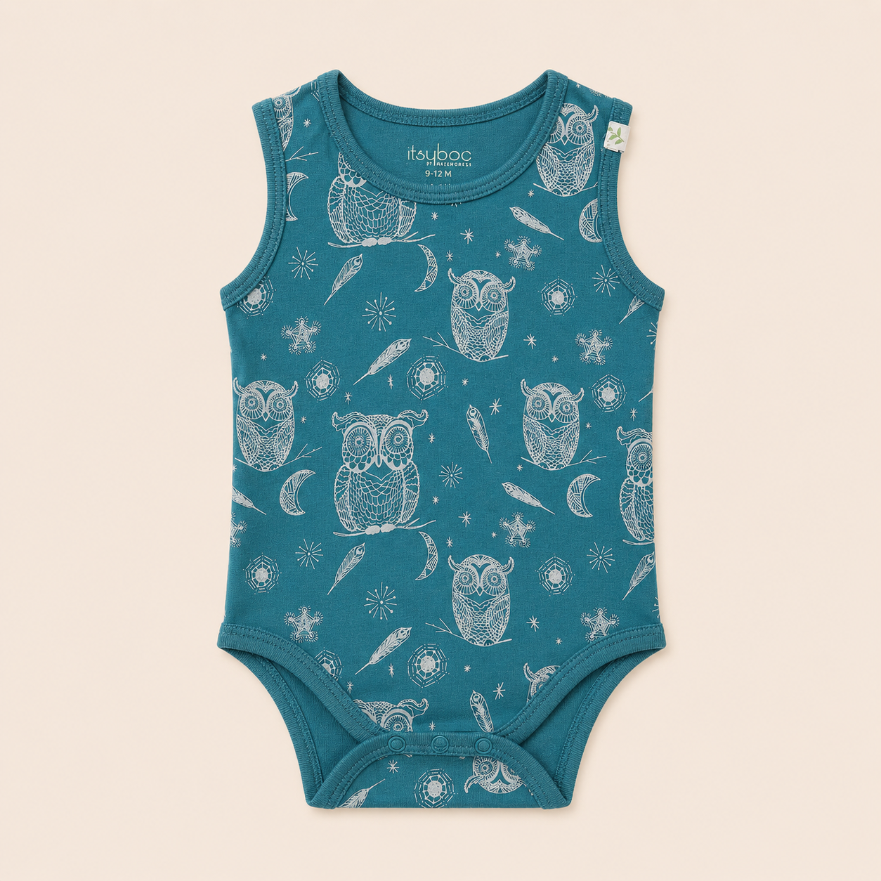 SLEEVELESS ONESIE- HOOT HOOT OWL - ITSYBOO