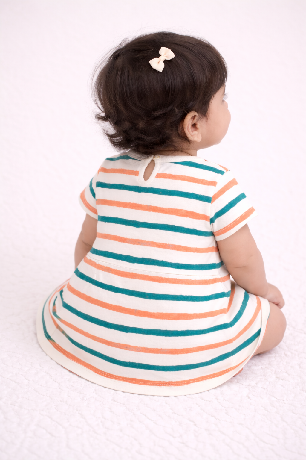 Organic Cotton Baby Dress Stripe - ITSYBOO