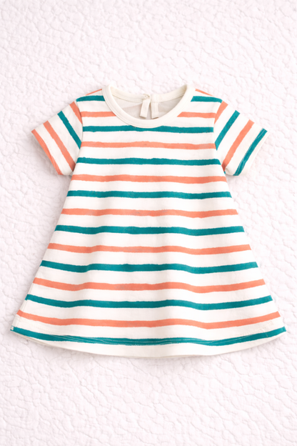 Organic Cotton Baby Dress Stripe - ITSYBOO