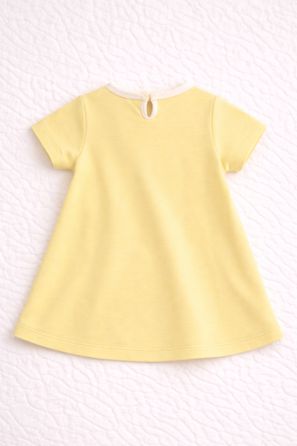 Organic Cotton Baby Dress Yellow - ITSYBOO