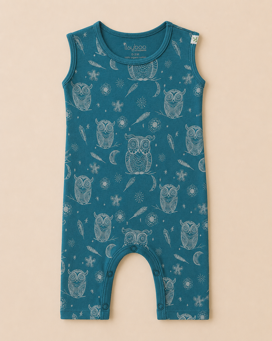 SLEEVELESS ROMPER- HOOT HOOT OWL - ITSYBOO