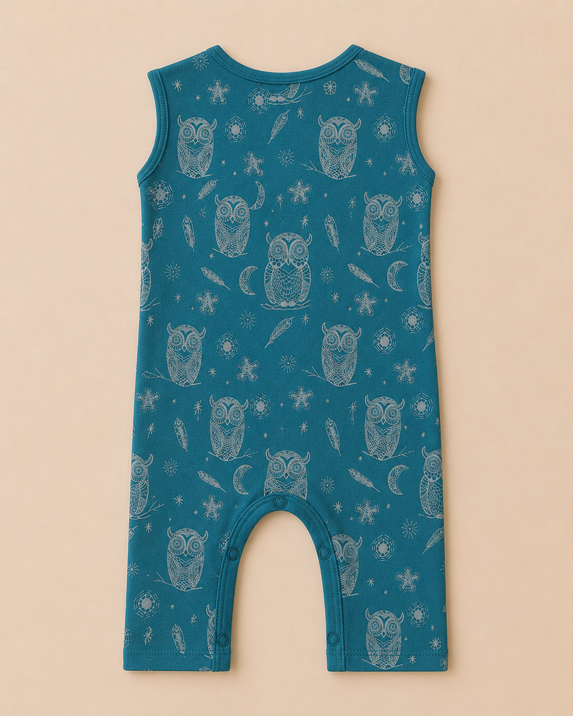 SLEEVELESS ROMPER- HOOT HOOT OWL - ITSYBOO