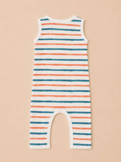 SLEEVELESS ROMPER- STRIPE HYPE - ITSYBOO