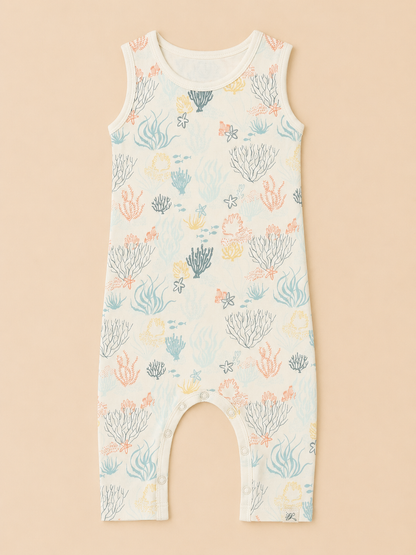 SLEEVELESS ROMPER- UNDER WATER WORLD - ITSYBOO
