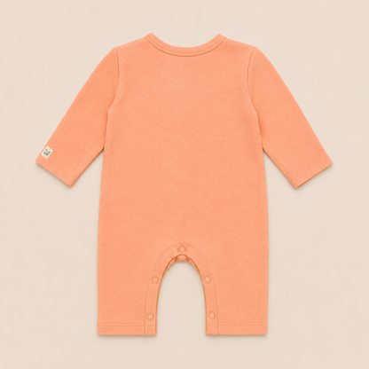FULL SLEEVE ROMPER- CORAL BLUSH - ITSYBOO