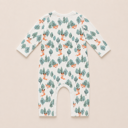 FULL SLEEVE ROMPER- CRAFTY FOX - ITSYBOO