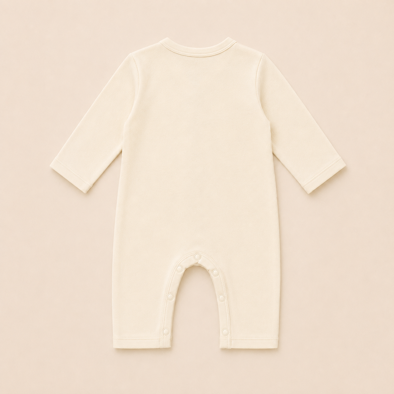 FULL SLEEVE ROMPER- CHALK WHITE - ITSYBOO