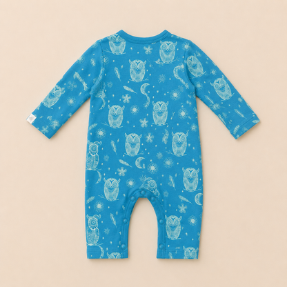 FULL SLEEVE ROMPER- HOOT HOOT OWL - ITSYBOO