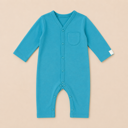 FULL SLEEVE ROMPER- SNOW FOAM - ITSYBOO