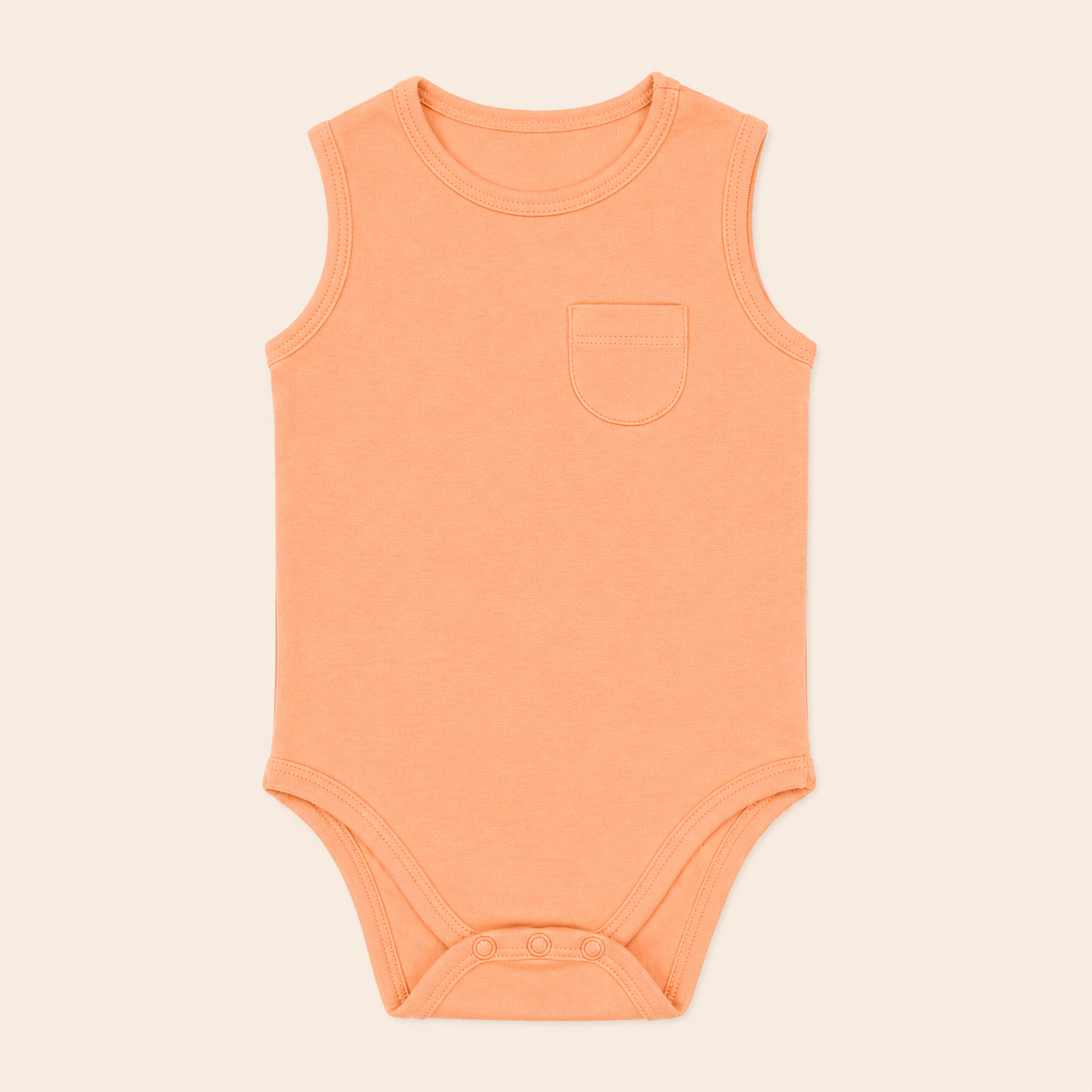 SLEEVELESS ONESIE- CORAL BLUSH - ITSYBOO