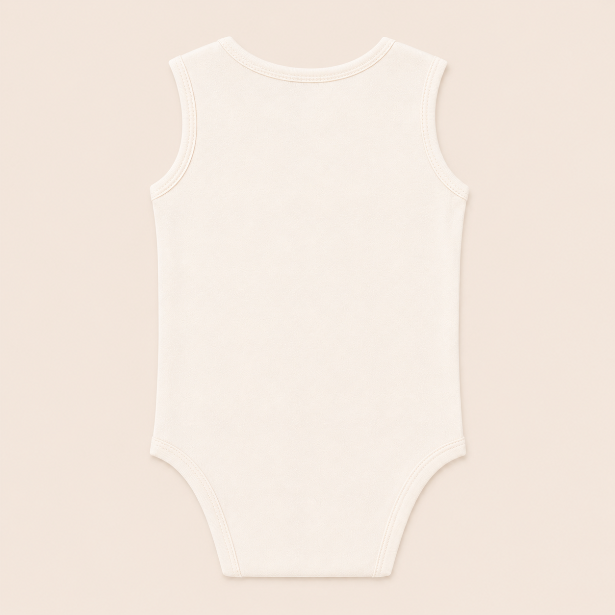 SLEEVELESS ONESIE- CHALK WHITE - ITSYBOO