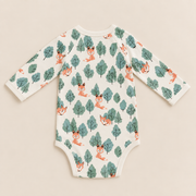 Fox Print Full Sleeve Baby Kimono