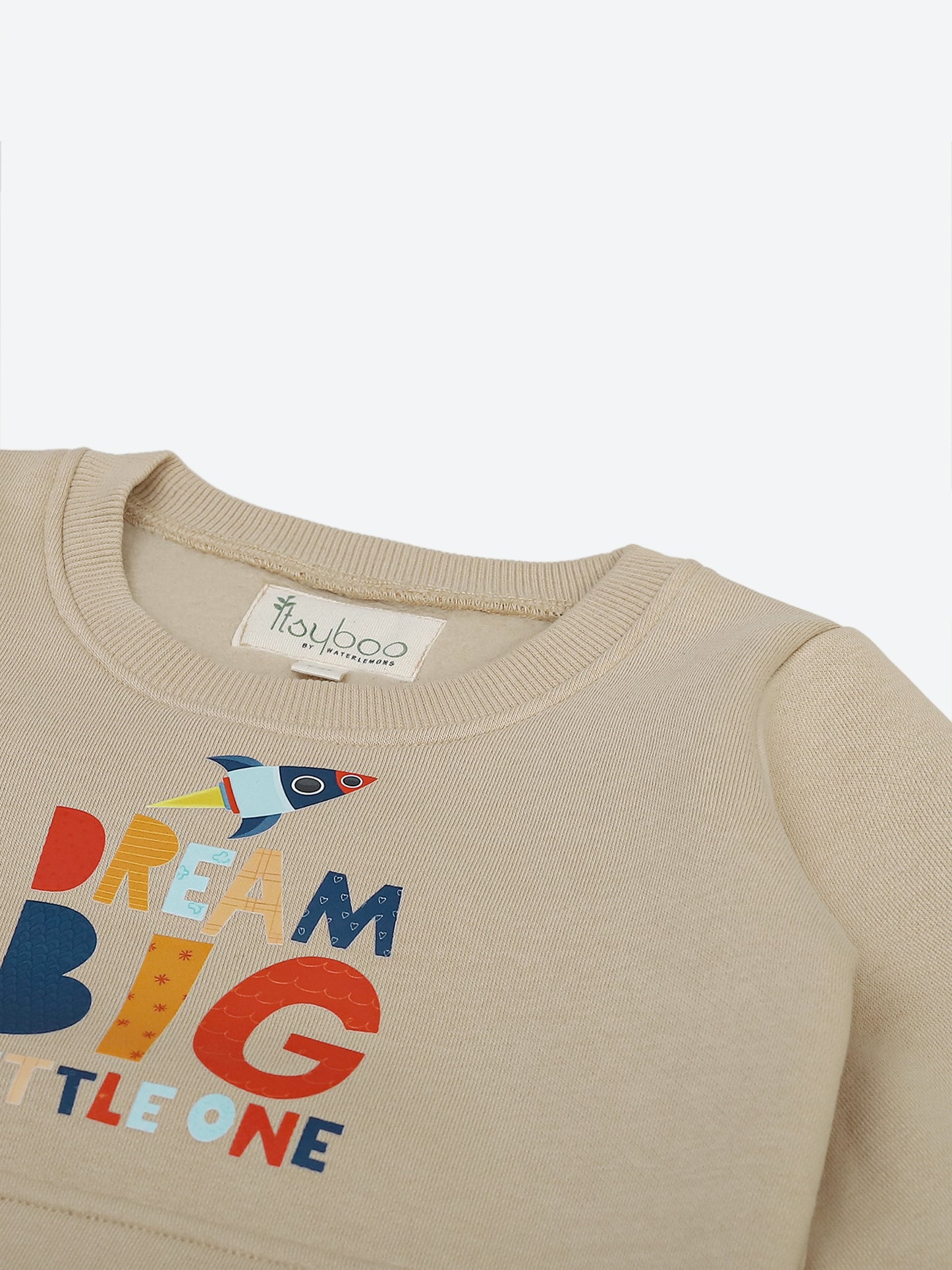 Boys’ Winter Sweatshirt & Bottom Set – Rocket Dream Print - ITSYBOO