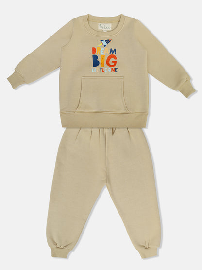 Boys’ Winter Sweatshirt & Bottom Set – Rocket Dream Print - ITSYBOO