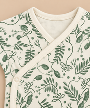 Lentil Print Half Sleeve Baby Kimono
