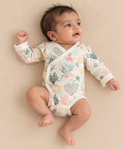 Reef Print Full Sleeve Baby Kimono