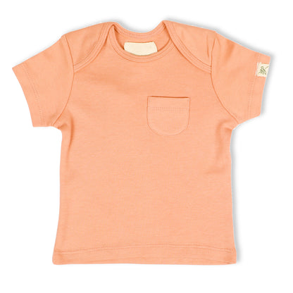 HALF SLEEVE TSHIRT- CORAL BLUSH - ITSYBOO