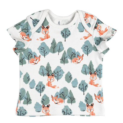 HALF SLEEVE TSHIRT- CRAFTY FOX - ITSYBOO