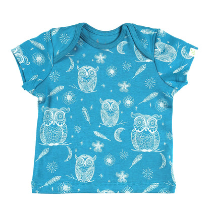 HALF SLEEVE TSHIRT- HOOT HOOT OWL - ITSYBOO