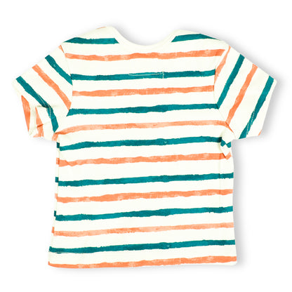 HALF SLEEVE TSHIRT- STRIPE HYPE - ITSYBOO