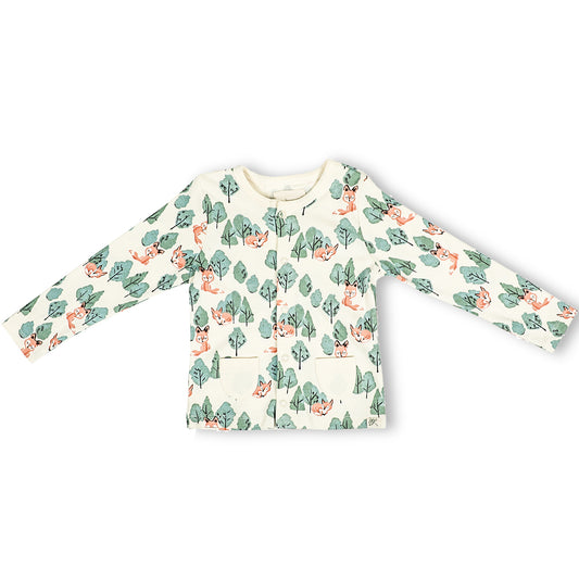 BUTTON DOWN TSHIRT- CRAFTY FOX - ITSYBOO