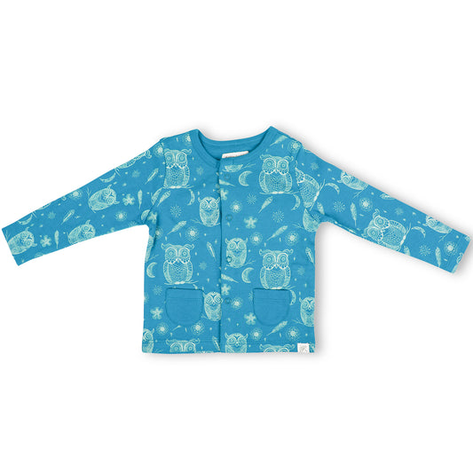 BUTTON DOWN TSHIRT- HOOT HOOT OWL - ITSYBOO