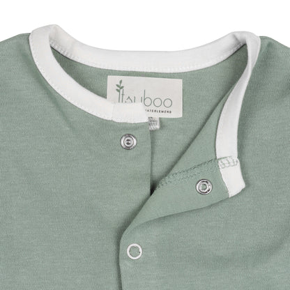 BUTTON DOWN TSHIRT- SAGE GREEN - ITSYBOO