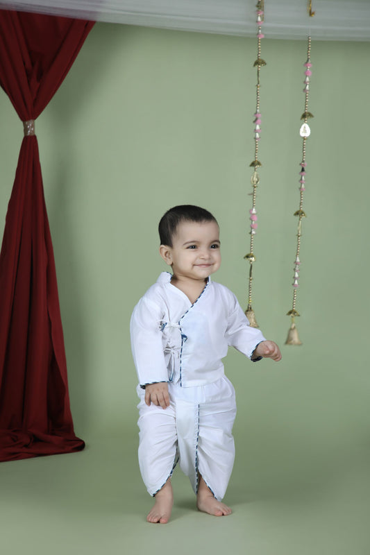 White Dhoti Kurta