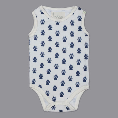 SLEEVELESS ONESIE- PAWS
