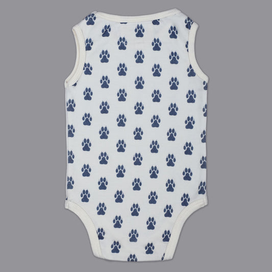 SLEEVELESS ONESIE- PAWS