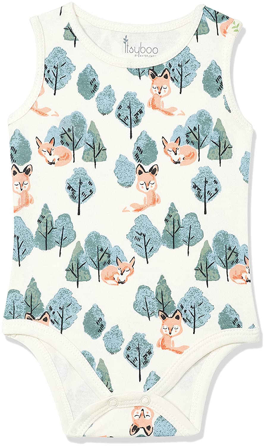 SLEEVELESS ONESIE- CRAFTY FOX - ITSYBOO