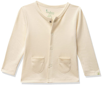 BUTTON DOWN TSHIRT- CHALK WHITE - ITSYBOO