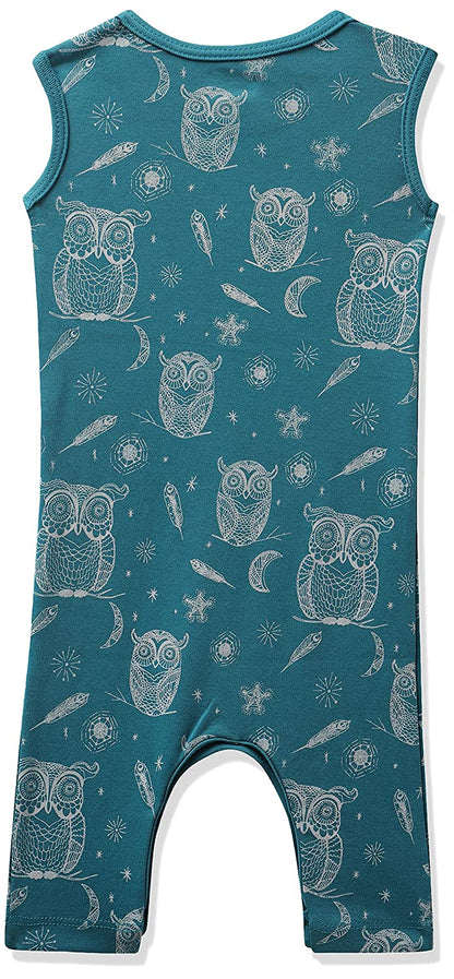 SLEEVELESS ROMPER- HOOT HOOT OWL - ITSYBOO