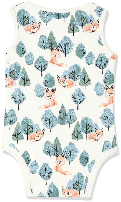 SLEEVELESS ONESIE- CRAFTY FOX - ITSYBOO