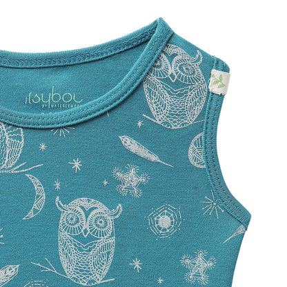 SLEEVELESS ONESIE- HOOT HOOT OWL - ITSYBOO