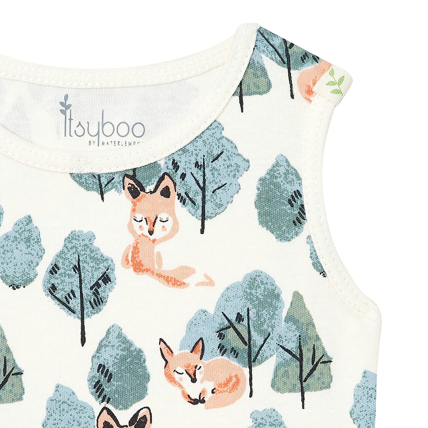 SLEEVELESS ONESIE- CRAFTY FOX - ITSYBOO
