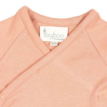 HALF SLEEVE KIMONO- CORAL BLUSH - ITSYBOO