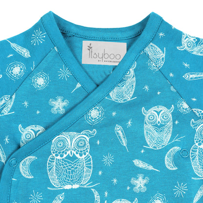 HALF SLEEVE KIMONO- HOOT HOOT OWL - ITSYBOO