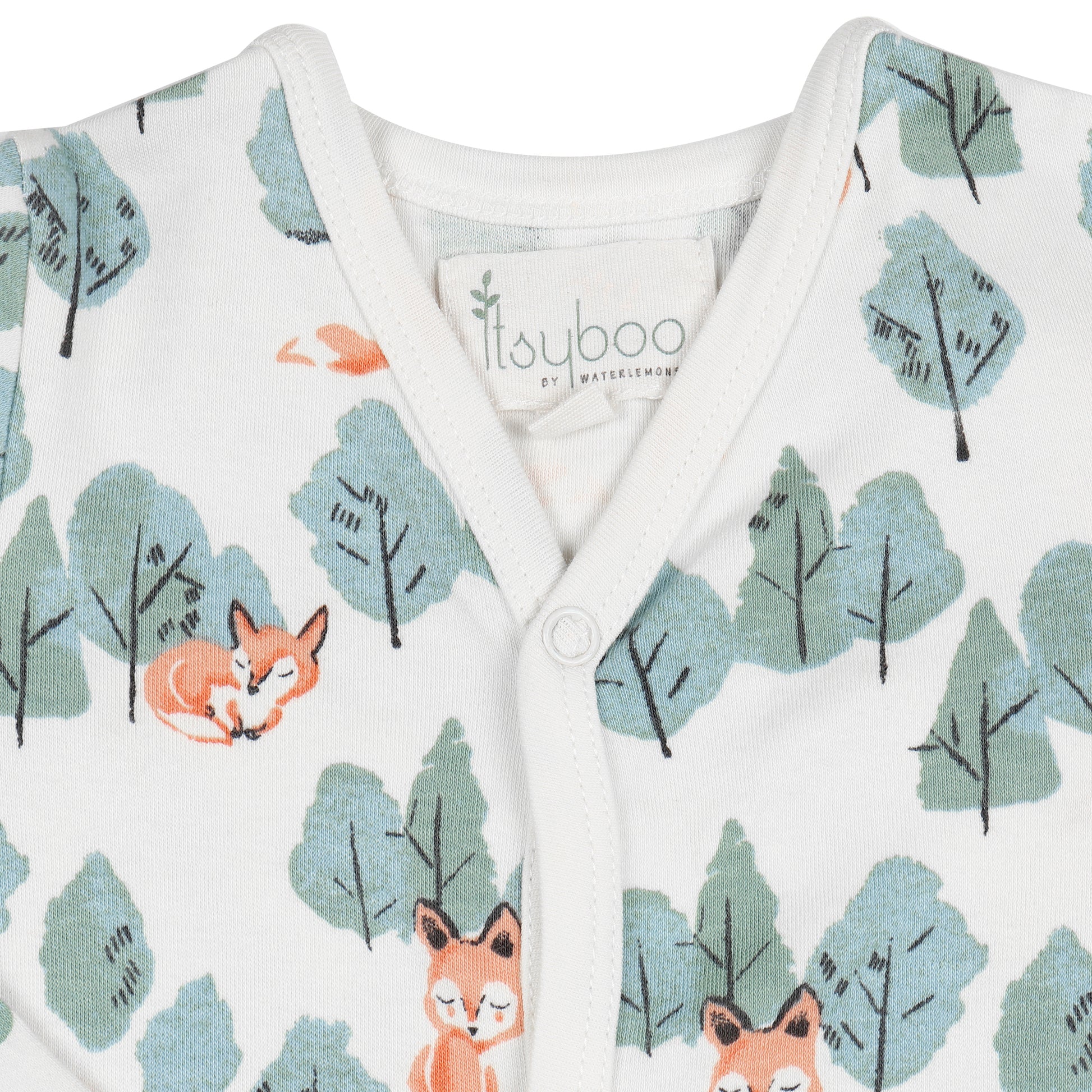 FULL SLEEVE ROMPER- CRAFTY FOX - ITSYBOO