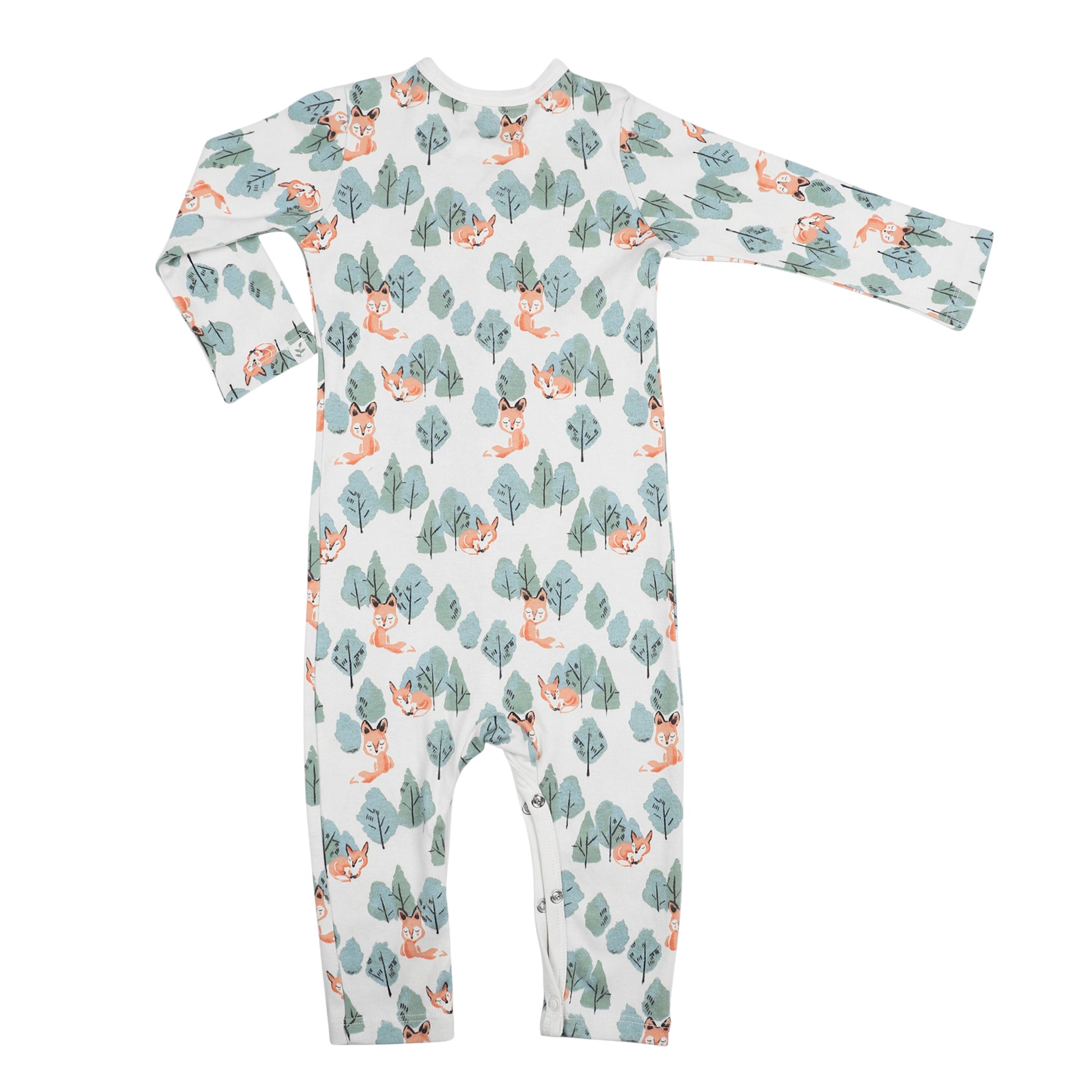 FULL SLEEVE ROMPER- CRAFTY FOX - ITSYBOO
