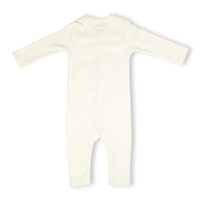 FULL SLEEVE ROMPER- CHALK WHITE - ITSYBOO