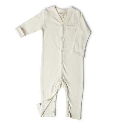 FULL SLEEVE ROMPER- CHALK WHITE - ITSYBOO